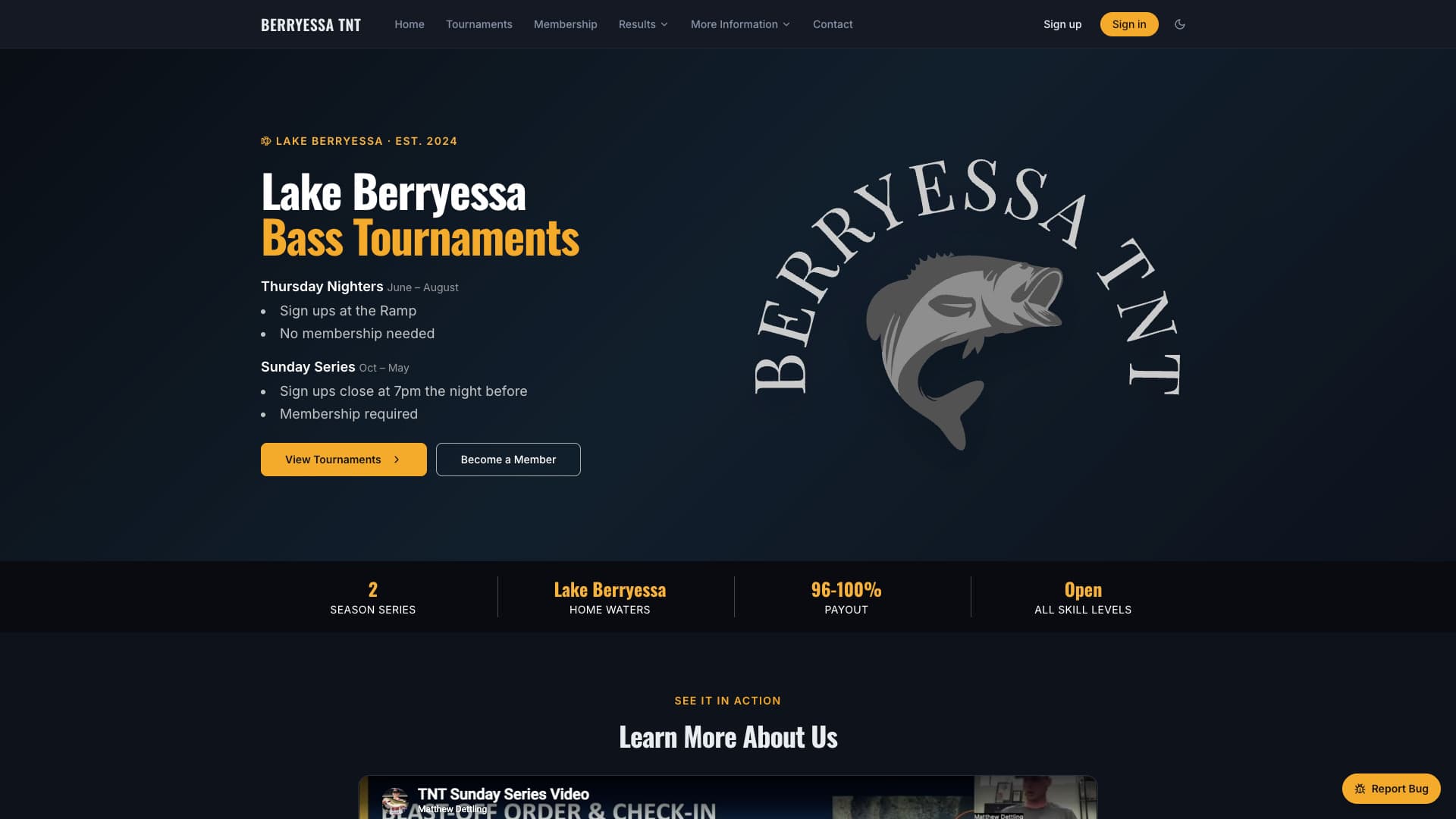 Berryessa TNT home page